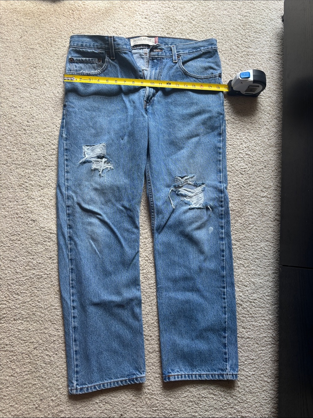 Lee Medium Blue Regular Fit Denim Jeans